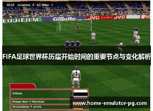 FIFA足球世界杯历届开始时间的重要节点与变化解析 FIFA足球世界杯历届开始时间的重要节点与变化解析